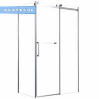 Душевое огражд 800*1200*2000 VANCOUVER 1131R БЕЗ ПОДДОНА (раздв. дв) пр-ль серебр, стекл прозрач 8мм