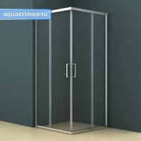 Душевое ограждение 90*90*195 хром, 6мм прозрачное стекло SEATTLE 131 SA