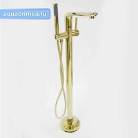 Душевая стойка напольная Альма (золото)