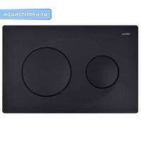 Панель смыва AZARIO черная матовая