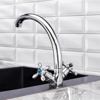 Смеситель для кухни, высокий излив, латунь BOOU BA5318-1F-SE20-B702