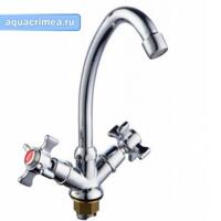Смеситель для кухни, высокий излив, гайка, латунь, BOOUBA5333-8F-B723