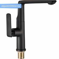 Смеситель Dartmoor для кухни шар. с высоким изливом 10330 черный латунь Golden Fox