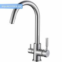 Смеситель для питьевой воды (кухня-фильтр), Хром 35мм HB76840