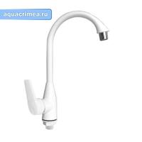 PL1-0017F   Смеситель для кухни, Белый АВС