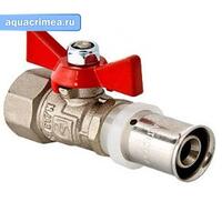 Кран шаровый под пресс 16х1/2" ВР (VT.242.N.1604)