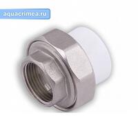 Американка с ВР 25 1" (100/25) (Valfex) БЕЛАЯ