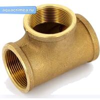 тройник бронза 1" ВВВ