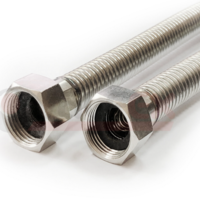 Шланг газовый 3/4 ГГ 80 см нержавейка