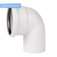 Отвод кан. HTB 50/87* цв.белый