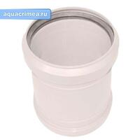 Муфта двойная HTMM 50 Ger цв. белый