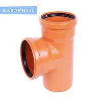 Тройник кан. d-110/90* дл нар