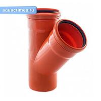 Тройник 200/160/45* наруж.