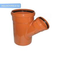 Тройник 200/110/45* наруж.