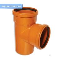 Тройник наруж. кан. 110х110х90* "Донпласт"
