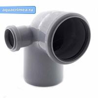 Отвод комбинир. с доп.входом слева 110*90/50  РТП