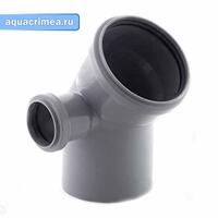 Отвод комбинир. с доп.входом слева 110*45/50 РТП