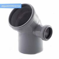 Отвод комбинир. с доп.входом справа 110*45/50 РТП