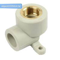 Колено настенное 20х1/2" ВН (водорозетка) (20/140)