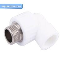 Колено с НР 20 3/4" (75/25) (Valfex) БЕЛОЕ