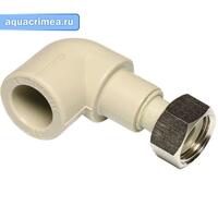 Колено 20х3/4" с перек.гайкой