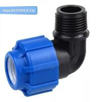 Отвод ИТАЛ с наружной резьбой (50 х 2")