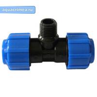 Тройник 40*1н*40 STR