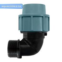 Отвод с НР 25х3/4" ИТАЛ