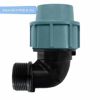 Отвод с НР 40х1 1/2" ИТАЛ