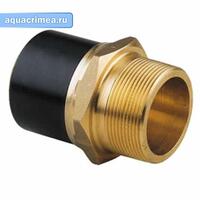 Переход на резьбу ПЭ/латунь 63*2" НР