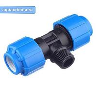 Тройник 25*3/4н*25 STR