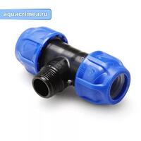 Тройник с НР 32х1"х32 пнд