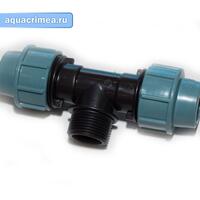 Тройник 50*1 1/2н*50 STR