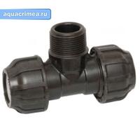 Тройник с НР 50х1.1/4"х50 черн. (шт.)