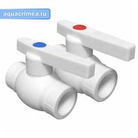 Кран шаровый 50 (8/2) (Valfex) БЕЛЫЙ