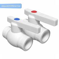 Кран шаровый 32 (24/6) (Valfex) БЕЛЫЙ