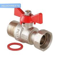 Кран шаровый с НГ 3/4 ВН бабочка  (VT.260.N.0505)