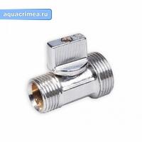 Кран шаровой MINI НН 1/2х3/4" хром AQUALINK