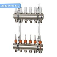 Коллект группа (РАСХОДОМЕРЫ) 1" 6 вых 3/4