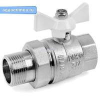 Кран шаровый полнопроходной ICMA с американкой 3/4" (внутр.-наруж.)