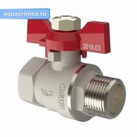 Кран шаровый ВН 1/2 бабочка