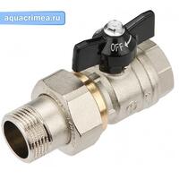 Кран шаровый американкой вн 1/2" бабочка усиленный GF 710M5N040401A (48)