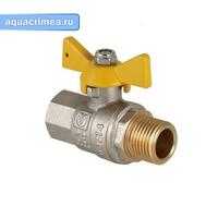 Кран шаровой ВН 3/4" газовый бабочка (VT.278.N.05)