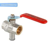 Кран шаровый со штуцером 3/4" для подкл. датчика темп. (VT.247.N.05)