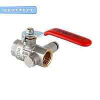 Кран шаровой с дренажом и воздухоотводчиком ВВ 1/2" (VT.245.N.04)