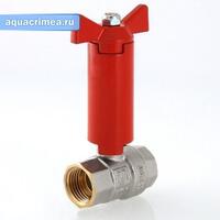 Кран шаровой с удлиненным штоком ВВ 1/2" бабочка (VT.250.N.04)