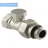 Клапан для радиатора запорный прямой с доп.уплотнением 1/2" (VT.020.NR.04)