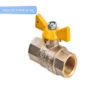 Кран шаровой ВВ 1/2" газовый бабочка (VT.277.N.04)