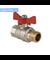Кран шаровой ВН 1/2" бабочка (VT.218.N.04)