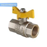 Кран шаровой ВВ 3/4" газовый бабочка (VT.277.N.05)